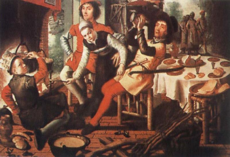  Peasants by the Hearth